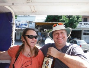 Andy with the captain