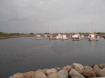 The marina docks