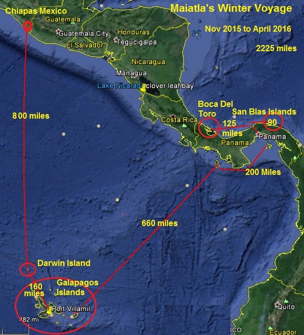 Maiatla's 2015/16 Winter Cruise